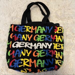3/$25 Small Germany graphic printed tote